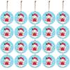 30PC 2020 Christmas Ornament Santa Wearing A Face Mask Decorate Christmas Tree