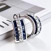 Yanbai Elegant Full Diamond Ear Cuff Earrings for Women's Fashionable Style
