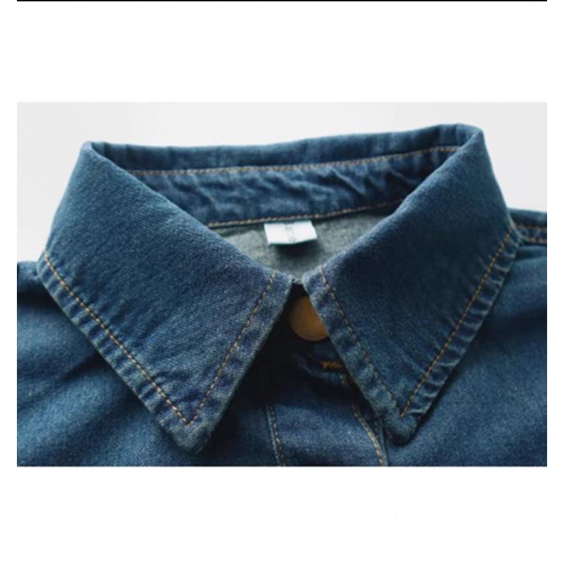 Women's Classic Hong Kong Retro Denim Shirt Jacket - Loose, Versatile, New 2026 Autumn Design