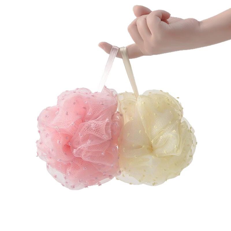 Pu Lian Mesh Bath Loofah 4-Pack
