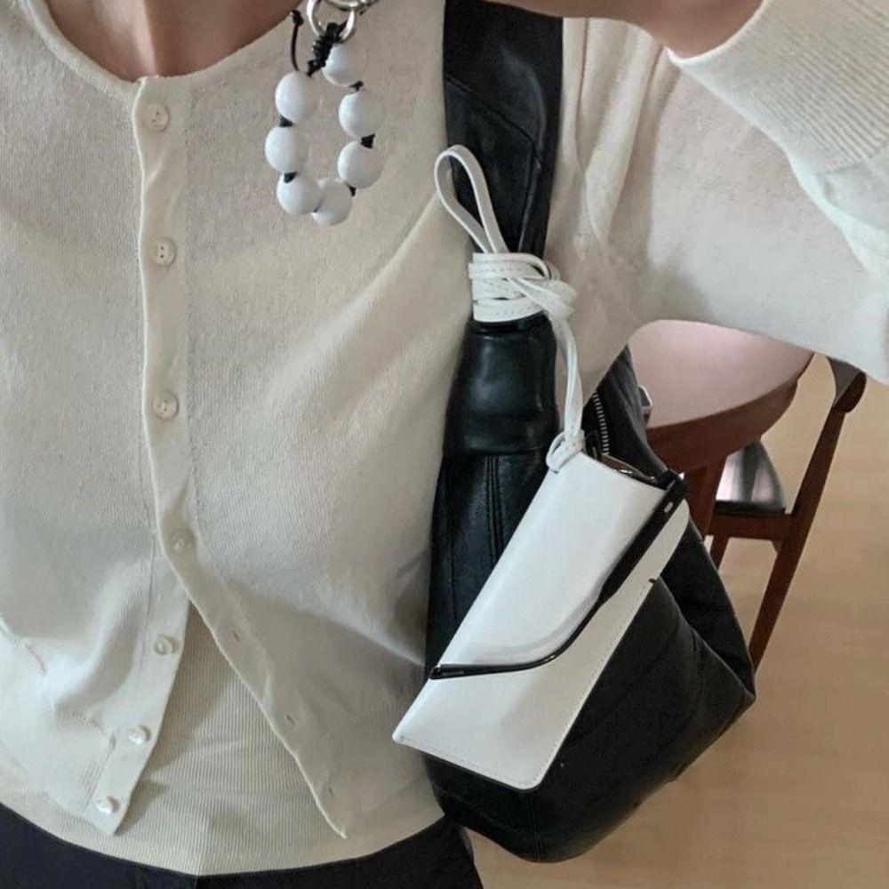 Korean Style Pu Leather Eyeglasses Case Multi-Function Sunglasses Storage Clip  Sunglasses Pouch