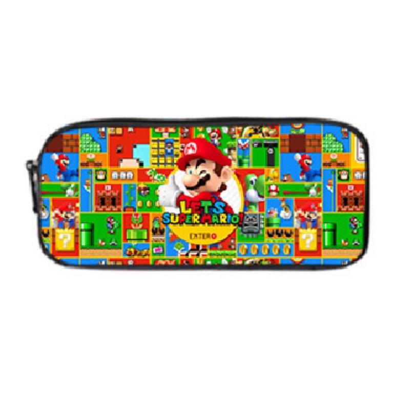 New Arrival Mario Cartoon Backpack For Elementary And Middle School Students Lunch Bag And Pencil Case Included
