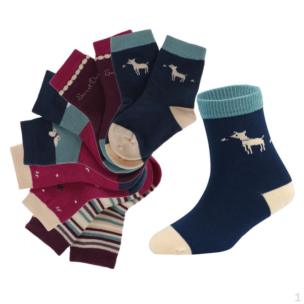 

5 Pairs Children girls and boys Socks Unisex Warmer 16-18cm