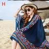 Summer Cotton and Linen Ethnic Wind Travel Scarf Holiday Sunscreen Scarf Big Shawl Female Beach Towel