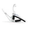 Kyser KG6W Guitar Lightweight for Acoustic White Capo, Aluminum, 6-String Guitars,