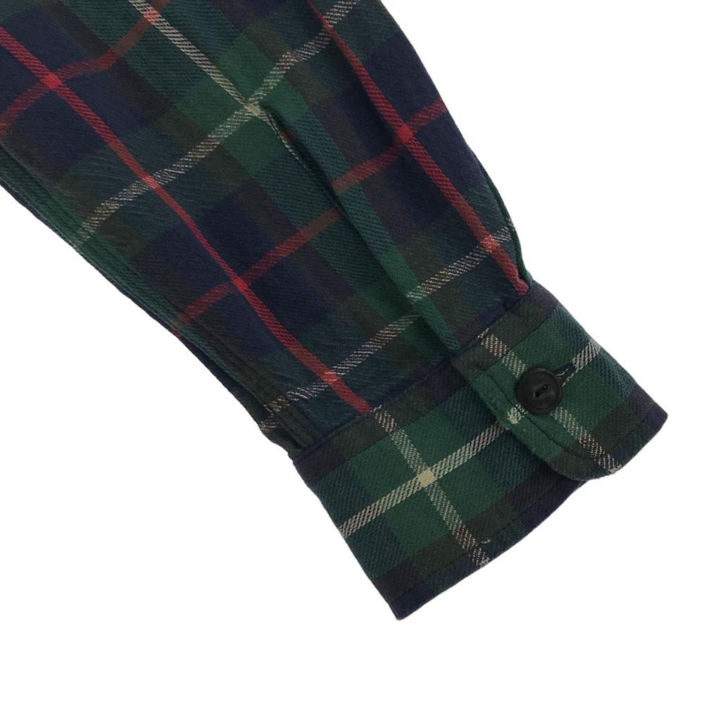 RRL One Star Check Long Sleeve Shirt XS Green System RALPH LAUREN Men's Used
