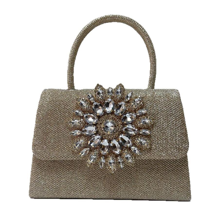 New Fashion Women Bag,Vintage Rhinestone Chain Square Bag,Diamond Handbag Crossbody Evening Bag