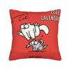 Simons Cat Pillowcase Polyester Cushion Cover Decoration Cute Cats Pillow Case Cover Home Square 45X45Cm