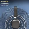 Wireless over-ear headphones, portable wireless music headphones with built-in microphone for calls, stretchable and rotatable, can be connected to