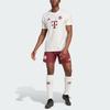 Adidas Fc Bayern 23/24 Third Jersey Floral Print Round Neck Short Sleeve Soccer Shirt Player Version Away Men Tops Han-Jade-White IQ4059