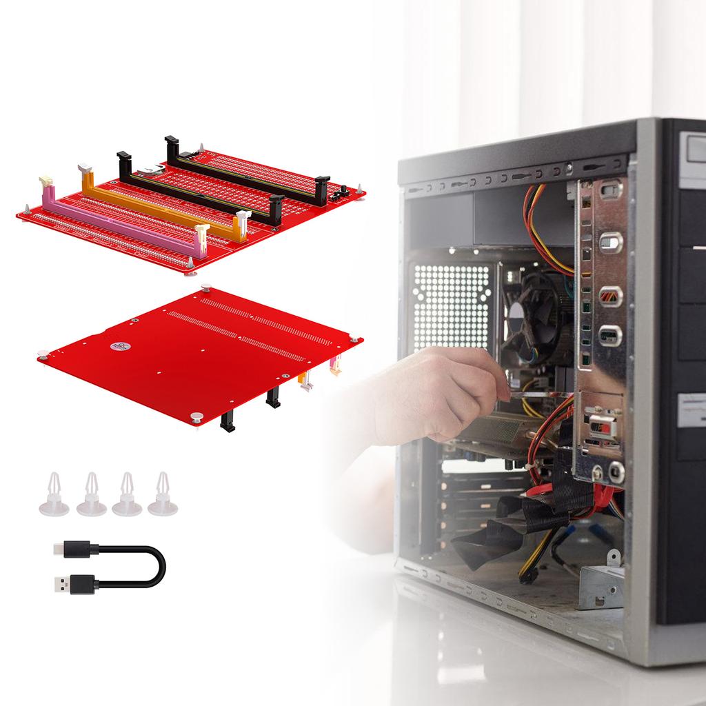 Memory Stick Tester Tool Tester Line Test Tool Desktop Motherboard Memory Slot DDR3/4/5 Diagnostic Repair Analyzer Test