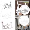 over The Door Hooks 7 Bathroom Accessories Storage Hanger Hook Coat for Hanging
