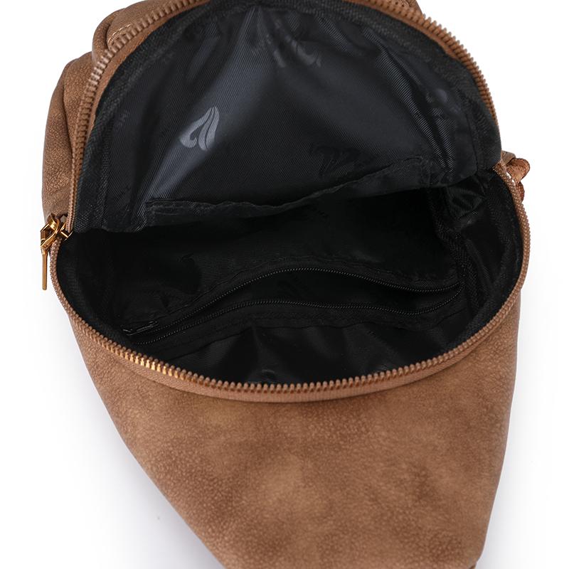 Velkokapacitní retro náprsní taška, dámská crossbody taška přes rameno, PU náprsní taška