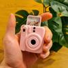 Mini Camera Photo Holder Keychain 1 Inch Picture Display Decorative Camera Keyring Collection Keepsake Gift