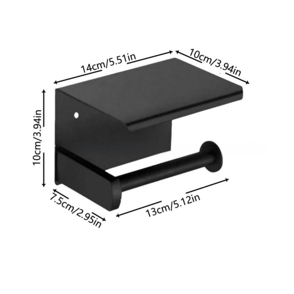 Stainless Steel Toilet Paper Storage Rack with Storage Rack Hanging Paper Towel Stand Living Room