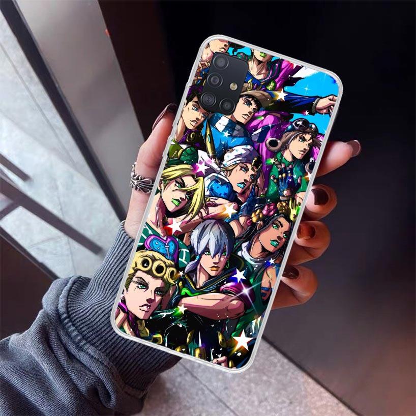 JoJo's Bizarre Adventure Hot Anime Phone Case For Samsung Galaxy A12 A52S A42 A32 A22 A51 A50 Note 20 Ultra 10 S10 Plus A71 A70