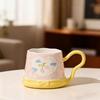 Underglaze Color New Single Cup Pastoral Cute Mug with Handle Water Cup Strawberry Cherry Ceramic Cup High Appearance