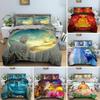 Buddha Duvet Cover Set Microfiber Buddha Statue Exotic Ethnic Bohemian Bedding Set for Buddhist Devotees Double Queen King Size