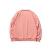 Li Ning Sports Fashion Series Logo Embroidered Crew Neck Pullover Long Sleeve Sweatshirt Men Sweatshirt Orange Pink AWDR575-7