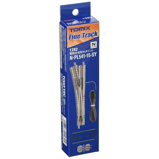 TOMIX N Gauge Electric Composite Tie Turnout N-PL541-15-SY F 1282 Model Train Supplies