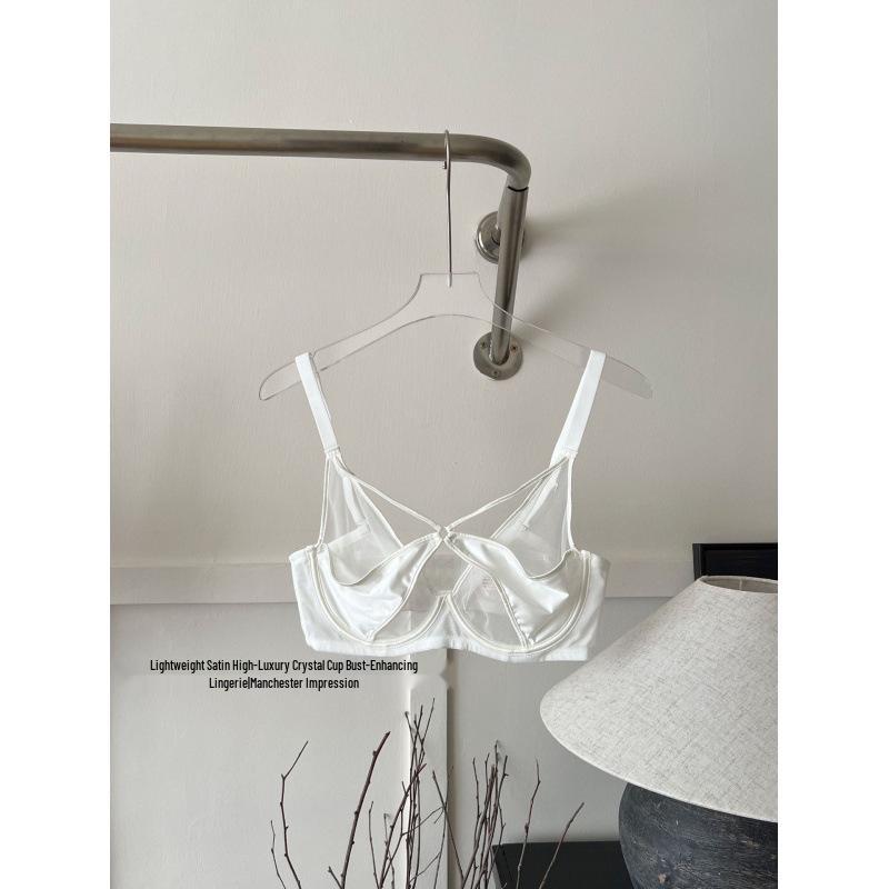 

Элегантный сетчатый ультратонкий бюстгальтер: Мягкая косточка, Пуш-ап, Регулируемый, Минимизирует большую грудь, Подчеркивает форму 44/100DE