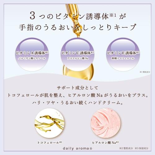 Daily Aroma Mt. Fuji Grape Hand Cream, 75g, Kyoho Scent | Daily Aroma Japan, Non-sticky, Smooth, Prevents Dry Hands, Moisturizes, Made in Japan, Natur