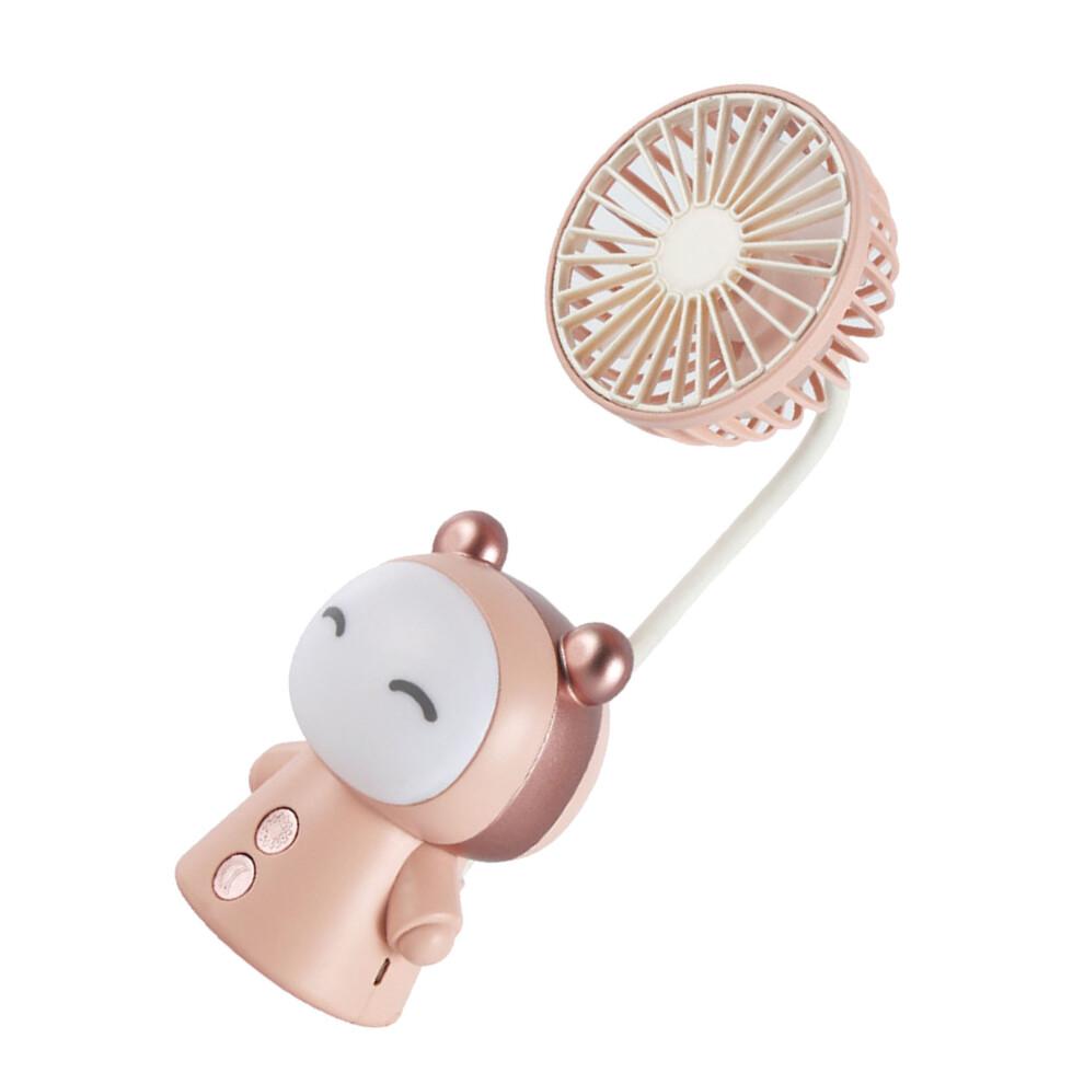 Mini-Ventilator mit faltbarem Design, USB-wiederaufladbar, tragbarer Handventilator, starke Windkraft, Akku mit hoher Kapazität, drei Geschwindigkeitsstufen, Nachtlicht