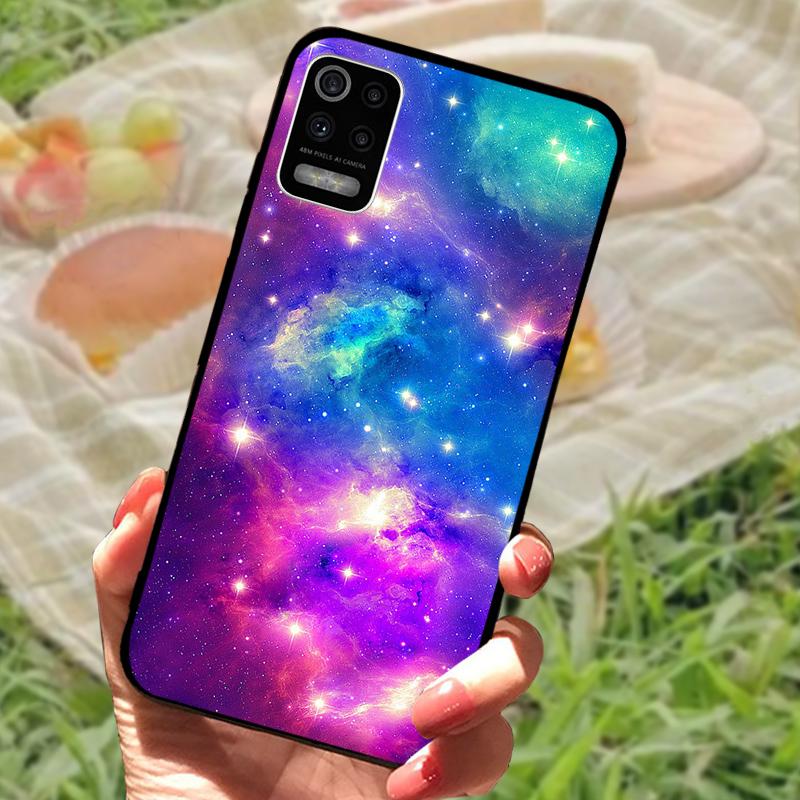 For LG K52 Q52 K62 4G Case Silicone Soft TPU Black Bumper Cover For LG K62+ Coque K62 Plus 4G Fashion Phone Protective Fundas