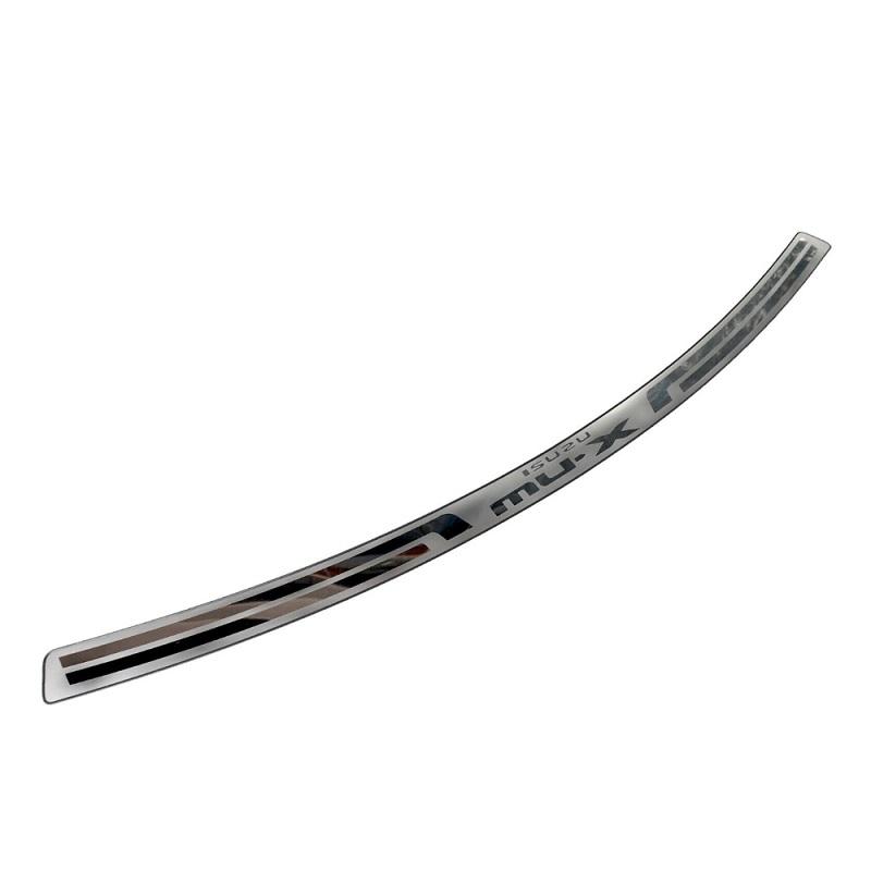 

Car For Isuzu MU-X MUX Stainless Steel Rear Bumper Protector Accessories 2024 Door Sill Scuff Plate Trunk Trim серебряный
