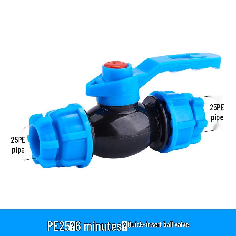 PE Quick Connect Water Pipe Fittings: 4-Point, 6-Point, 25mm Direct Tap Union