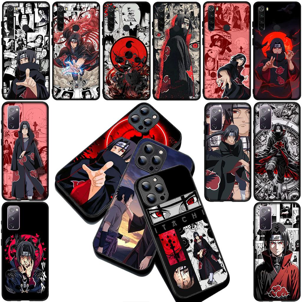 Anime Uchiha Itachi Narutos Cover for Samsung Galaxy S10 Lite S8 S9 Plus A33 A34 A31 70 A71 A72 Note 20 9 8 Coque Phone Case