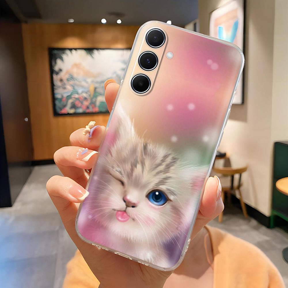 6.7" For Samsung A36 SM-A366E Case Painted Pattern Soft Clear Silicone TPU Cover on For Samsung Galaxy A36 5G A366 Cases Fundas