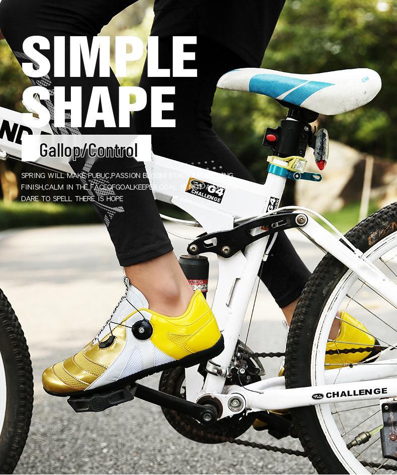 Scarpe da Ciclismo Unisex Senza Lacci per Tutte le Stagioni, per Bici da Strada, Mountain Bike ed E-bike