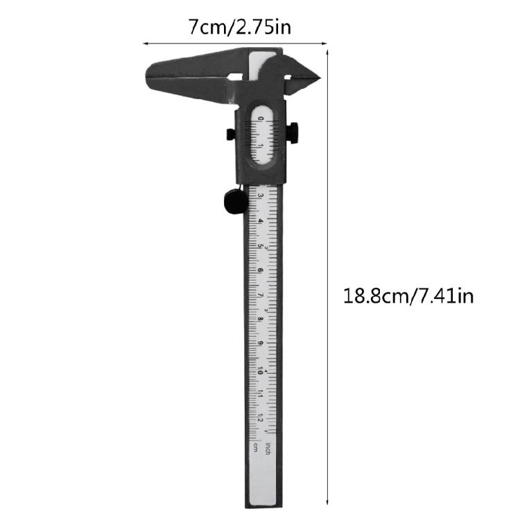 Metal Manual Vernier Caliper Calibres Precise Measuring Tool Micrometers