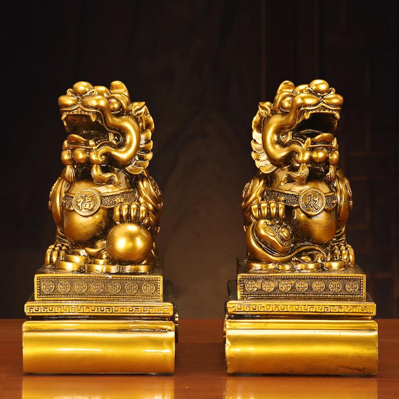 Popular Pixiu Ornament: Fortune-Attracting Decor for Living Rooms, Wine Cabinets, Offices, Shops, and Housewarming Gifts