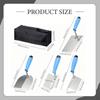4Pcs Masonry & Concrete Trowel Set Drywall Trowels Cement Building Corner for Tiling