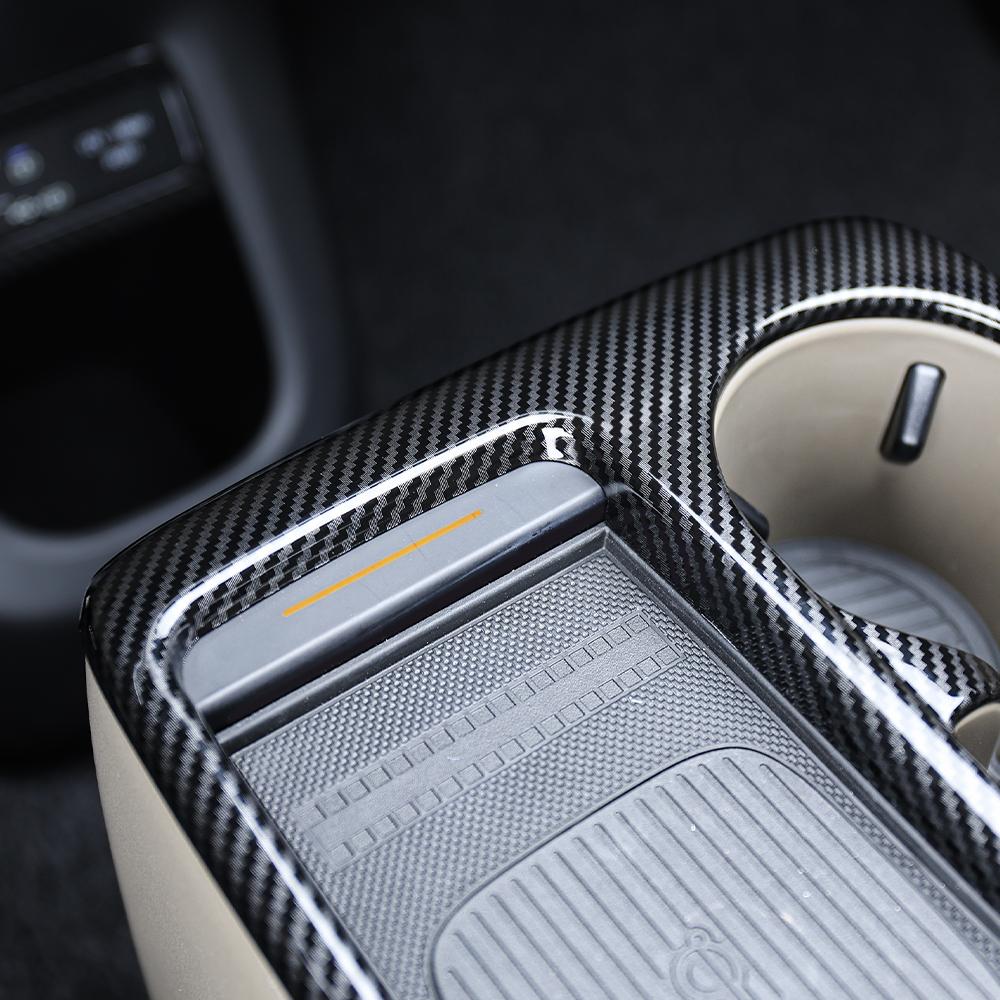 Center Console Cover Auto Console Gear Shift Central Water Cup Storage Box Trim For Hyundai IONIQ 5 2025 PE Accessories LHD