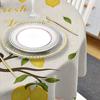 Sommer Zitrone Zitrone Baum Gnome Runde Tischdecke Wasserdichte Tisch Abdeckung Für Hochzeit Party Dekoration Esstisch Abdeckung
