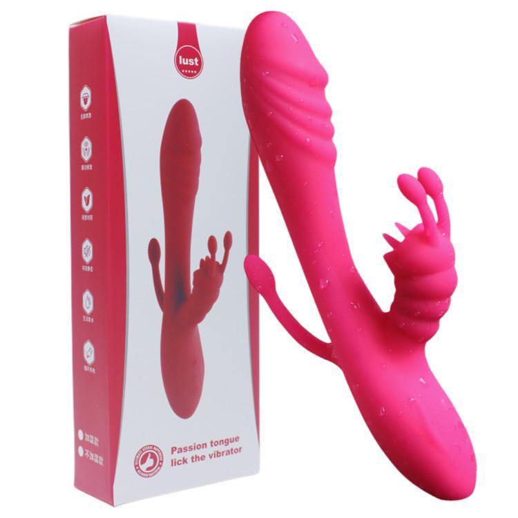 Вибратор для точки G Eros Heating и массажер для лизания Love Bean 2nd generation trident tongue vibrator