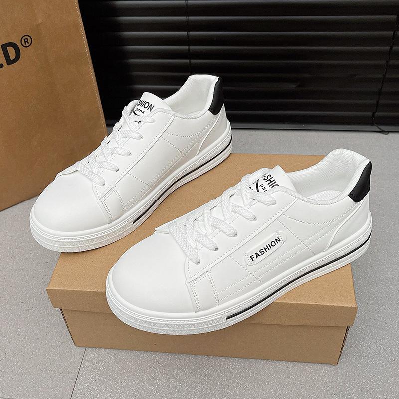Spring and Autumn Simple Little White Shoes Women's 2025 New Fashion Sports Casual Versatile Board Shoes Women