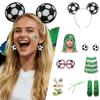 Eco-Friendly Football Fan Costume Set Lightweight Sports Event Noise Maker  Cheerleading