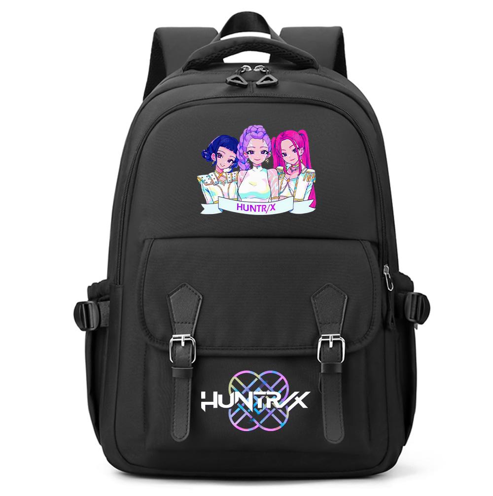 Anime Cute Cartoon Kpop Demon Hunters Printed Large Capacity Backpack for Teenger Student Girl Boy Schoolbag Bookbag Women Waterproof Travel Bag