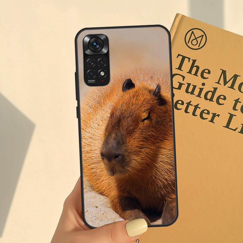Capybara Animal Case For Xiaomi Redmi 10 10A 10C 9 9A 9C 9T Note 11 Pro 10 Pro 9 Pro 8 Pro 10S 11S Cover