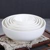 White Ceramic Rice and Soup Bowls