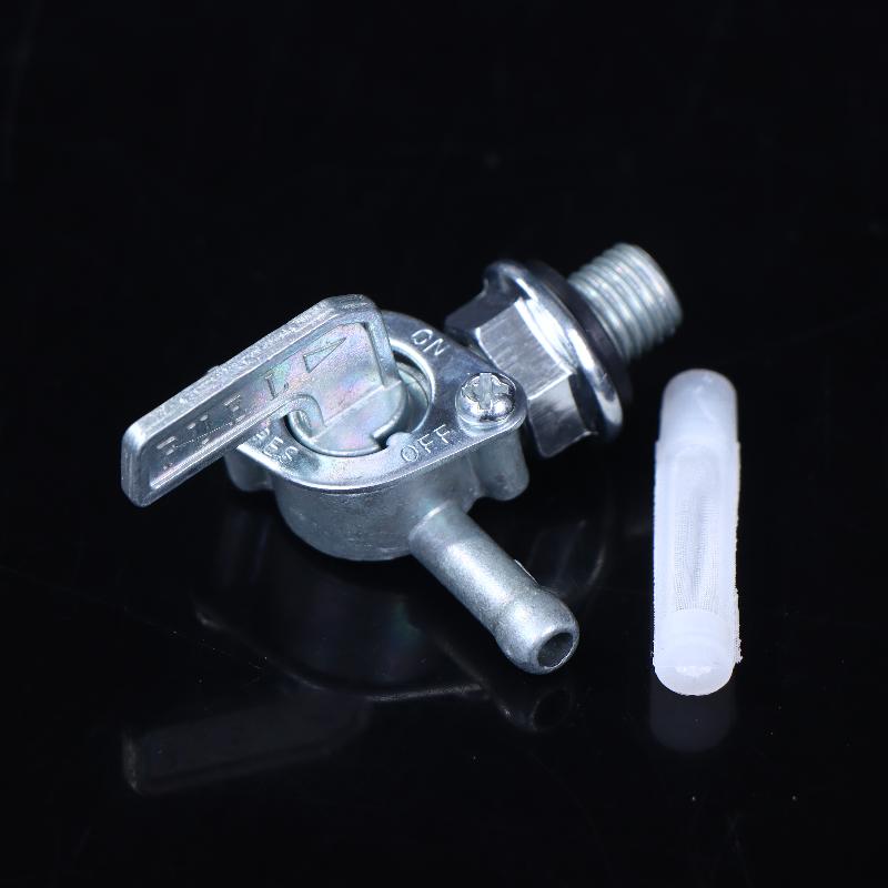New 1Pcs Generator Gas Engine Tank Switch M10 Fit 1/4" Hose Tap ON/OFF Universal Fuel Shut Off Valve Tap Replacement
