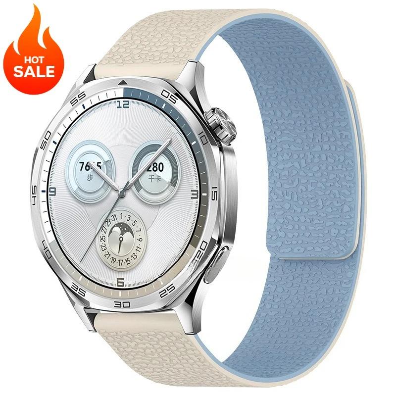 18mm 20mm 22mm Magnetic Strap for Huawei Watch 5 GT5/4 46MM 3Pro 4Pro Sport Silicone Bracelet for Samsung Galaxy Watch 7 6 5 4