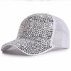 Baseball Cap Women Full Rhinestone Beads Mesh Cap Street Fashion Snapback Hats Casual Party Hip Hop Kpop Dance Cap Men Summer