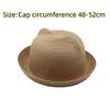 Nuovo Cappellino da Bambino con Orecchie Rete di Paglia Protezione UV Cappello da Sole da Spiaggia Traspirante Cappellino da Baseball Estivo