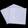Envelopes Storage Clear Window Case Flap White Folded Paper Bag 10/50Pcs 12.5Cm Cd Dvd Disc Paper Sleeves