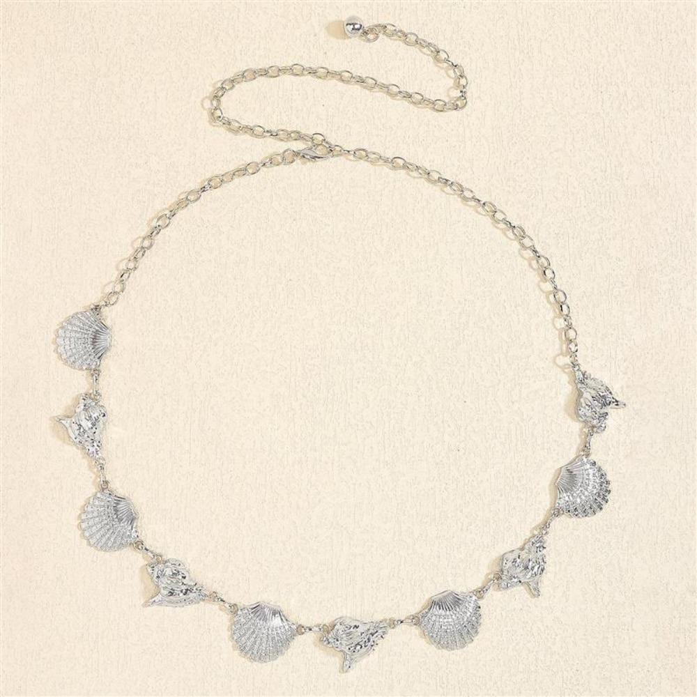Belly Chain Dress Belt Chains Metal Shell Body Chain Fashion Bohemian Waist Chains  Women